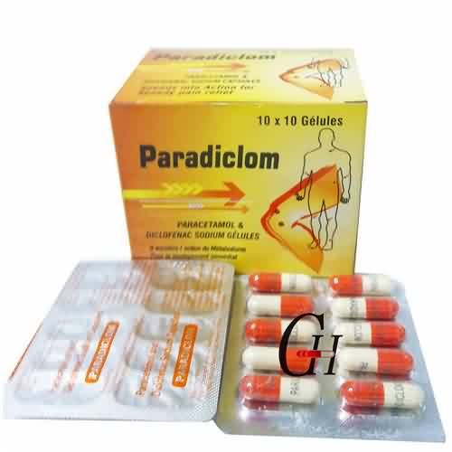 Parasetamol va Diclofenac natriy Capsules