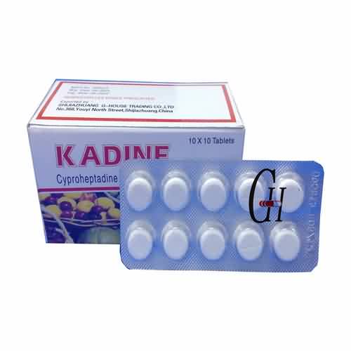 4mg Cyproheptadine ក្រុមហ៊ុន BP hydrochloride ឧបករណ៍ Tablet