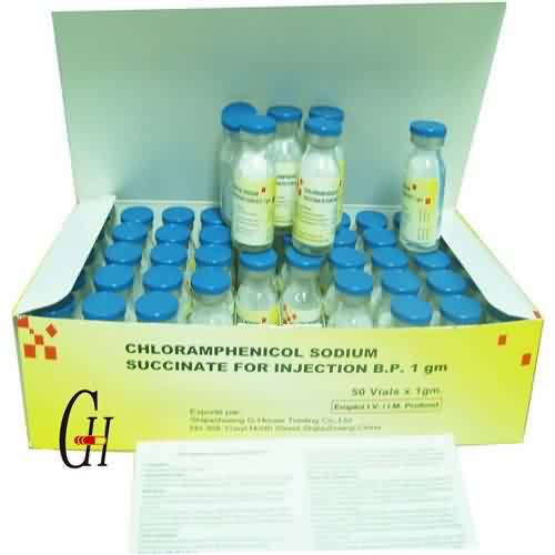 ማስገባትን ለ Chloramphenicol ሶዲየም Succinate