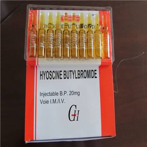 Hüostsiin butüülbromiidi Injection 20mg / 2ml