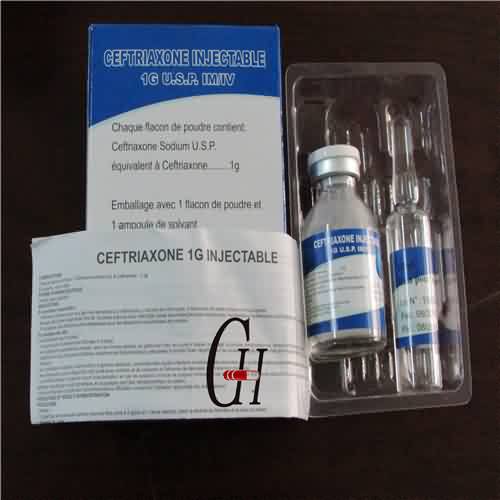 Ceftriaxone सोडियम इंजेक्शन 1 ग्रॅम
