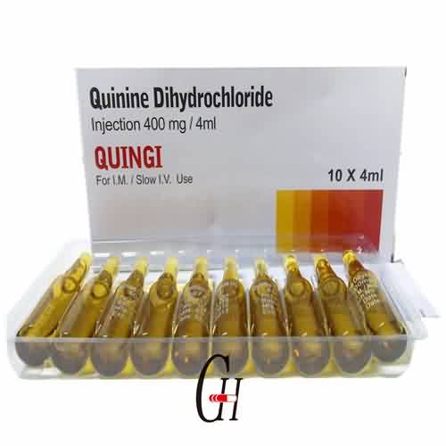 Quinino Dihydrochloride Injeção 400mg / 4ml