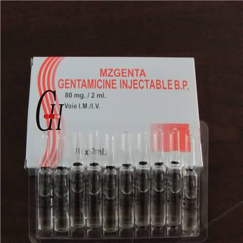 Gentamicin Injection 80mg / 2 ml 