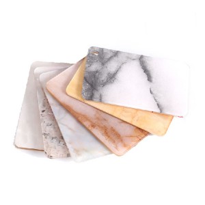 Acrylic Marble sheets flexible pmma plastic perspex raw material decorative uv printing pressure laminated marble sheets