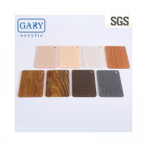 Wholesale High Glossy Decorative Pattern Cast 3d Plastic Wood Grain Acrylic Sheet