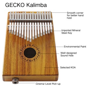 Na prvý pohľad zaujme GECKO Kalimba|  GECKO
