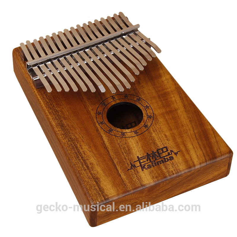 Best quality Coloured Ukulele Instrument -
 17 key kalimba Gecko K17K koa wood Kalimba – GECKO
