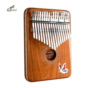 100% Original China Mahogany Kalimba Musical Instrument Kalimba 17 Keys Thumb Piano Good Sound