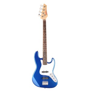 Blue High Quality 4 String Bass Guitar Gecko Brand Wholesale Electric Bass Guitar