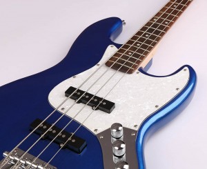 Blue High Quality 4 String Bass Guitar Gecko Brand Wholesale Electric Bass Guitar
