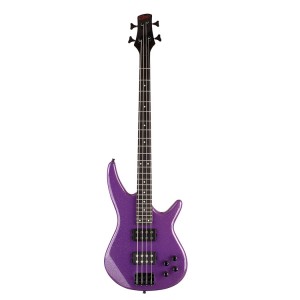 GECKO Factory Wholesale Basso Purple Maple Neck Guitare Basse Basswood Bajo High Quality Bass Guitar 4 Strings Electric Guitar
