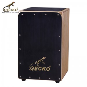 صندوق طبلة خشبي من خشب البتولا CL19BK من Gecko |  وزغة