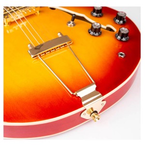 Gecko Custom Stringed Instruments Vintage Guitarra Electrica Basswood Body Hollow Body Jazz Guitar Maple Neck Electric Guitar
