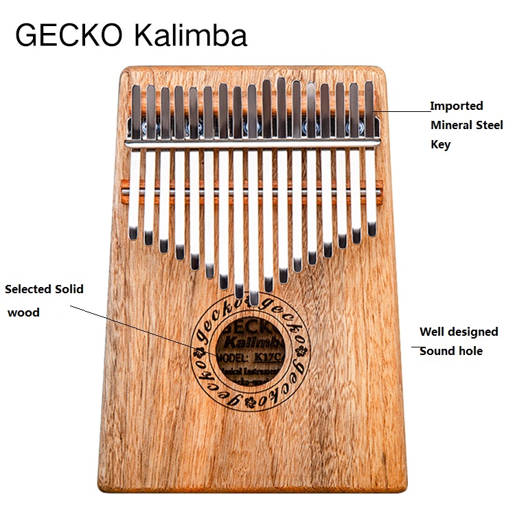 Africa Kalimba Thumb Piano 17 keyboards/ Camphorwood And Metal Kalimba New Featured Image
