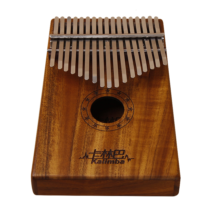 Africa Kalimba Thumb Piano 17 keyboards/ Notes KOA wooden And Metal Calimba Percussion Instrument New