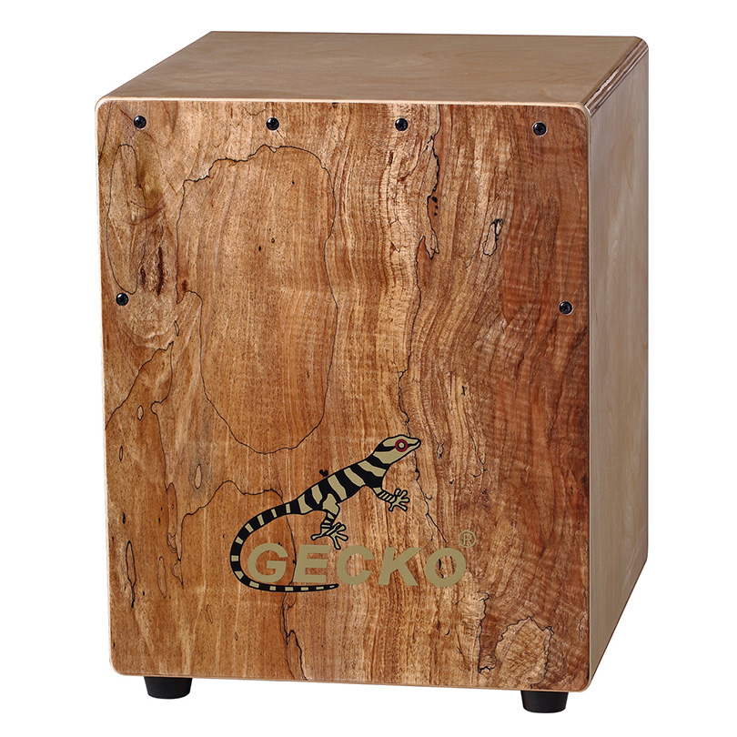 cajon for 7-10 years aged players,spalted maple wood professional percussion
