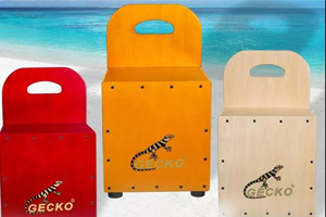 GECKO cajon drum: from the beginning to skilled, let children learn drum less detour | GECKO