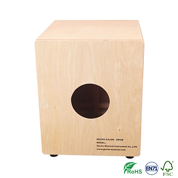 Chanson Music box-shaped musical instrument playing box drums, birch wood cajon