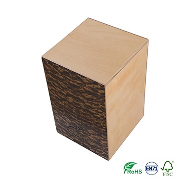 China handmade percussion imported birch wod cajon drum sets,crafted musical playing box jinbao drum sets