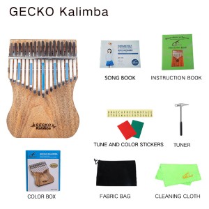 B тон Gecko K17CAP Фабрично снабдяване с Amazon бестселър Африка Thumb Piano |  ГЕКО