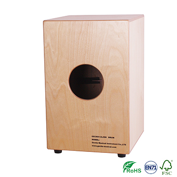 imported wood Cajon Drum, natural color hand drum,African musical percussion box music drum pad
