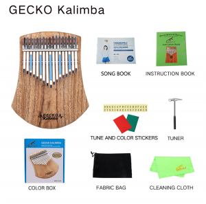 Africa Kalimba Thumb Piano 17 key-K17CAS | GECKO