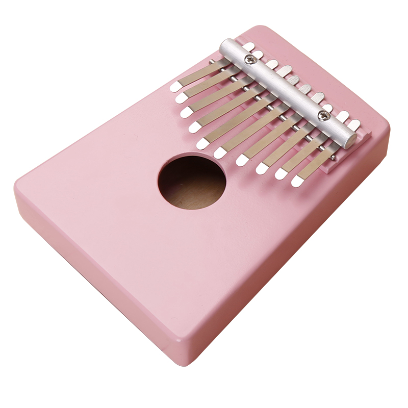 Kalimba Thumb Piano 10 Keys Tunable Coconut Shell Painted Musical Instrument free shipping