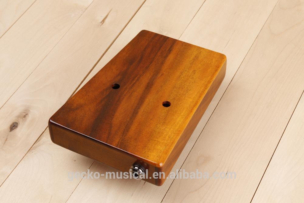 KOA Wood 17 Key Kalimba with EQ Gecko Professional thumb piano wood kalimba