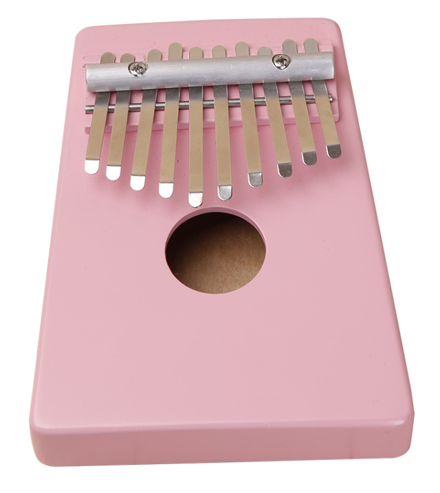 Pink Color Kids Kalimba Factory Made With Healthy Birch Wood