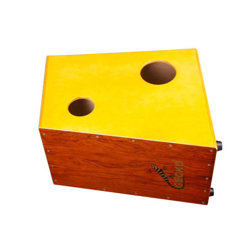 trapezoid strong base cajon with two holes on sides for special use,the musical instruments