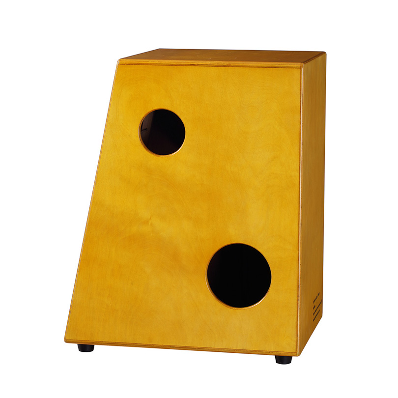 trapezoid strong base cajon with two holes on sides for special use,the musical instruments