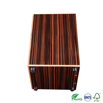 Wholesale Handmade wooden drum box with bag