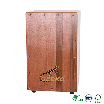 Renewable Design for Oem Ukulele -
 Wholesale Mixed Mahogany & Zebra Wood Cajon on Sale – GECKO