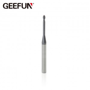 Solid Carbide Long Neck 2 Flutes Ball Nose End Mill