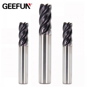 HRC 70 Tungsten Carbide Special Milling Cutter 5 flutes High-efficiency Coated Cnc Maching Endmill Milling Machine Tools for Titanium Alloy