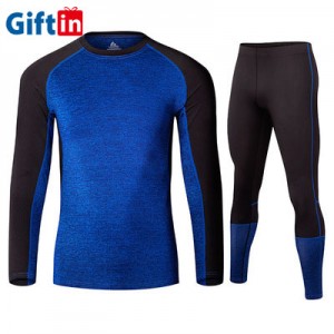 Mens Long Sleeve Athletic Compression Fashion Fitness Men Sport Suit Shirt Sports Wear Set Mens Sport Set