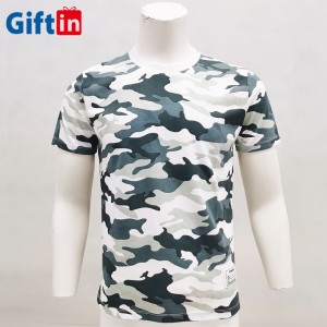 2020 Wholesale Fashion Cool T shirts For Mens Streetwear Camouflage Cotton T shirts