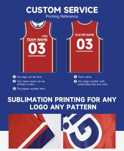 Basketball Sport Sublimation Printing Top Tank Customised Sleeveless Vest OEM Service