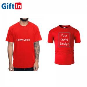 Low MOQ Oversized T Shirts Custom Printing Cotton Tshirt T Shirt Custom With Logo