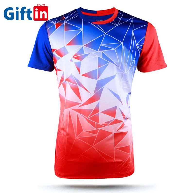Leading Manufacturer for Souvenir T Shirts - 2019 China New Design China Custom Sublimation Printing Quick Dry Sports Men′s Casual T Shirt – Gift