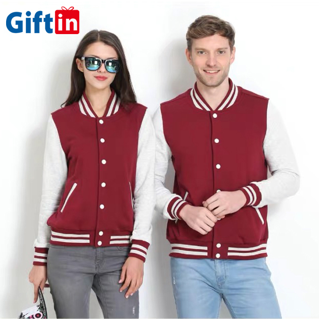 2019 Fashion wholesale blank wear long sleeve baseball jacket mens coat custom letterman varsity jacket