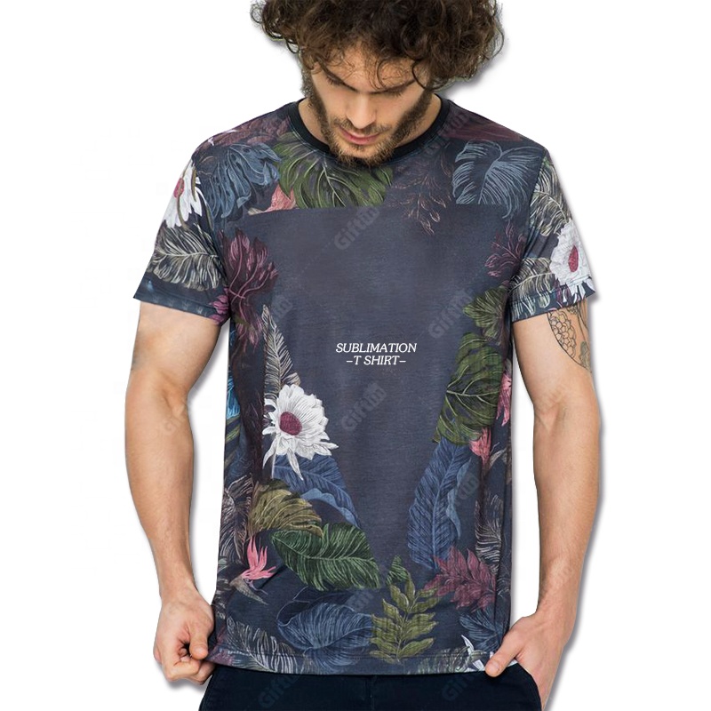 Discount wholesale Souvenir Clothing -
 2019 new design half sleeve all over sublimation printed mens plain tee t shirts – Gift