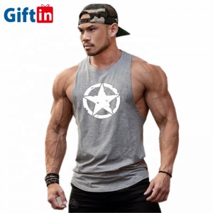 Wholesale Gym tank top bodybuilding Vest Mens Design Your Own custom Stringer wrestling singlet