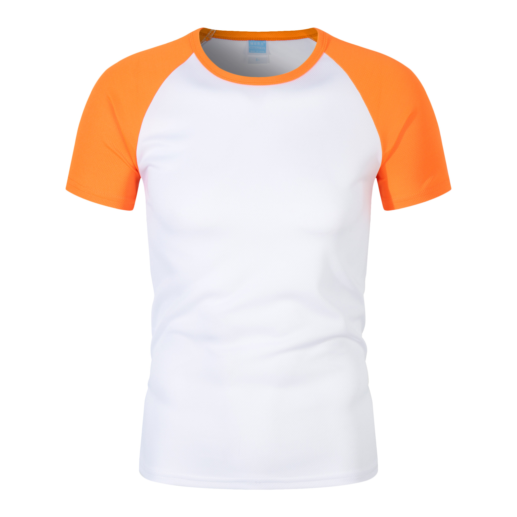 Big discounting Tshirt Manufacturer - Two color stitching sports dry fit breathable comfortable 100% polyester birdeye raglan sleeve t shirt – Gift