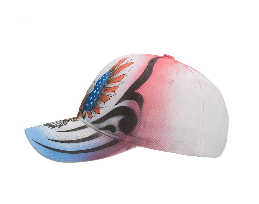 custom design 6 panel polyester sublimation sports unisex baseball cap