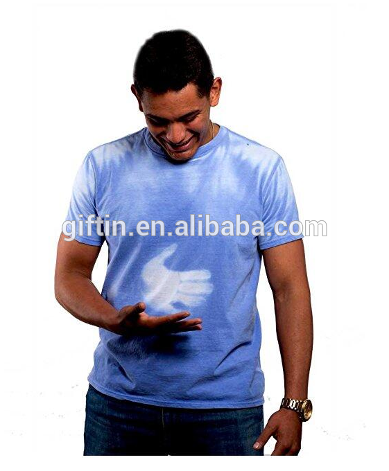 shadow shifter adult men's /unisex color changing T-shirt heat sensitive like Hypercolour
