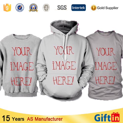 Rapid Delivery for T Shirt Supplier -
 Fashion round neck pullover, custom 3d sublimation sweater men – Gift