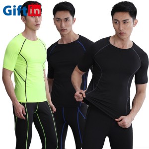 2020 Hot selling Sports tight and quick-drying sports t-shirt men sports t-shirt for men