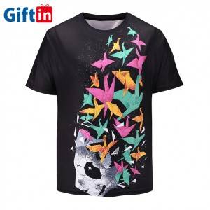 Dry Fit Fashion Wholesale Blank 3D Sublimation custom Printing men’s T-Shirts