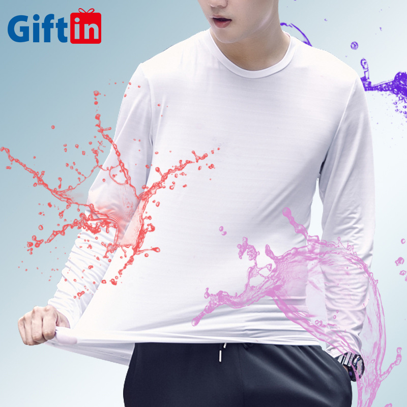 Factory Outlets Disney Shirts For Adults -
 2019 wholesale Polyester high quality loose nano hydrophobic long sleeve waterproof t-shirt breathable blank men t shirts – Gift